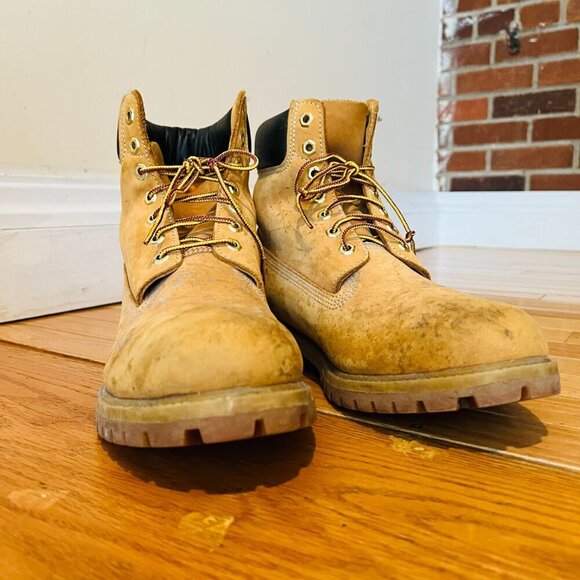 Timberlands Men’s 11.5 Suede Leather Boots 400 Gram Primaloft Nubuck Waterproof - Picture 8 of 16